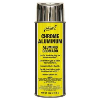 Sm Arnold Aerosol Spray Paint Chrome Aluminum 12 Oz Multi Surface Paint For Interior Exterior Use On Metal Wood Plastic