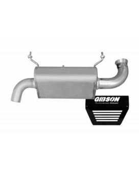 Gibson 98027 Stainless Steel Polaris UTV Single Exhaust for 2017 Polaris utv Rzr Xp Turbo Eps Base All