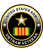 Prosticker 1069 One 4 Military Series United States Army Vietnam Veteran Decal Sticker