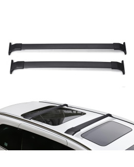 Auxmart Roof Rack Cross Bars Fit For Honda Odyssey 2011 2012 2013 2014 2015 2016 2017 Oe Style Black Rooftop Luggage Rack Repla