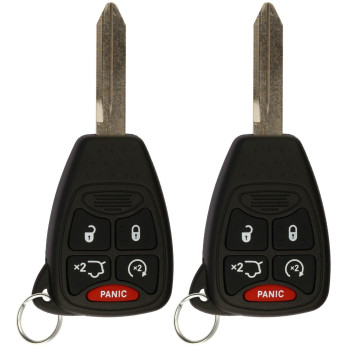 Keylessoption Keyless Entry Remote Control Uncut Car Key Fob Replacement For Oht692427Aa Kobdt04A Pack Of 2