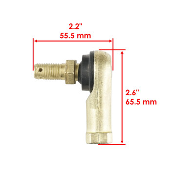 Caltric 2 Tie Rod Sets Compatible With Yamaha Big Bear 400 4Wd Yfm400 Yfm400 20002012