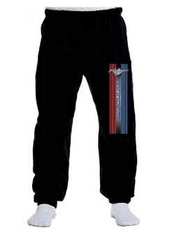 Ford Mustang Black Sweatpants Black X Large