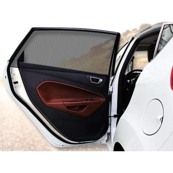 Car Rear Window Sunshade Screen Premium Quality Mesh Cover Blocks Uv Cling Back Surface No Suction Cups Needed For Baby P