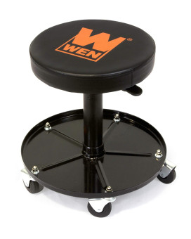 Wen 73012 300Pound Capacity Pneumatic Rolling Mechanic Stool Seat