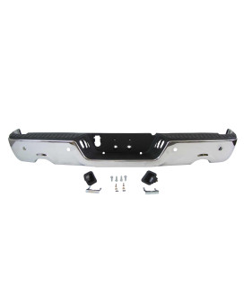 20092013 Dodge Ram Pickup 1500 Rear Step Bumper Chrome Assy Wsensor Hole Wdual Exhaust Cutouts Ch1103119