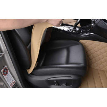 Edealyn Luxury Pu Leather Car Seat Cover Protector Front Car Seat Cover Seat Bottom Cover Single Seat Covercompatible With 90