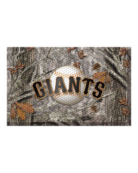 Fanmats 19051 Team Color 19 X 30 San Francisco Giants Scraper Mat Mlb Camo