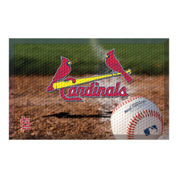 Fanmats 19054 Team Color 19 X 30 St Louis Cardinals Scraper Mat Mlb Ball