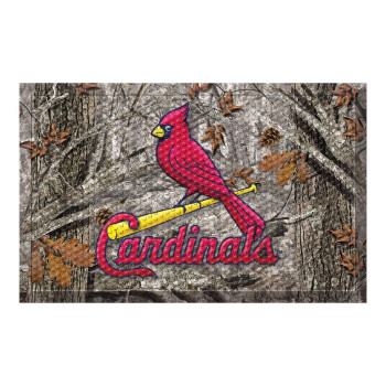 Fanmats 19055 Team Color 19 X 30 St Louis Cardinals Scraper Mat Mlb Camo