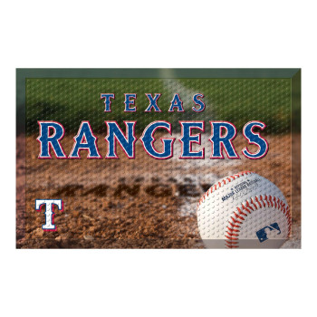 Fanmats 19058 Team Color 19 X 30 Texas Rangers Scraper Mat Mlb Ball