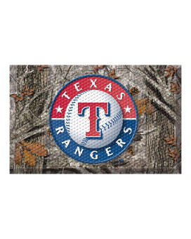 Fanmats 19059 Team Color 19 X 30 Texas Rangers Scraper Mat Mlb Camo