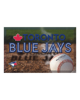 Fanmats 19060 Team Color 19 X 30 Toronto Blue Jays Scraper Mat Mlb Ball