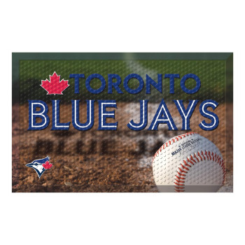 Fanmats 19060 Team Color 19 X 30 Toronto Blue Jays Scraper Mat Mlb Ball