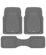 Motor Trend Flextough Floor Mats For Cars Gray Deep Dish Allweather Mats Waterproof Trimto Fit Automotive Floor Mats For Tru