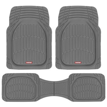 Motor Trend Flextough Floor Mats For Cars Gray Deep Dish Allweather Mats Waterproof Trimto Fit Automotive Floor Mats For Tru