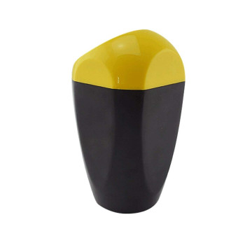 Yolu Car Trash Can Mini Auto Garbage Can Automotive Waste Storage Storage Debris Barrels With Lid Yellow Cute Vehicle Trash B