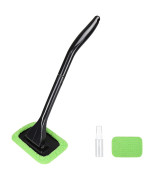 Xindell Windshield Cleaning Tool Auto Glass Cleaner With Detachable Handle Microfiber Cloth Car Window Cleaning Kit Interior