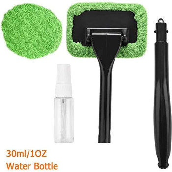 Xindell Windshield Cleaning Tool Auto Glass Cleaner With Detachable Handle Microfiber Cloth Car Window Cleaning Kit Interior