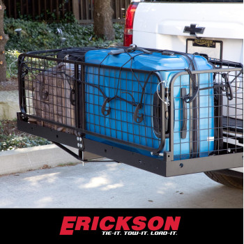 Erickson 07496 Cargo Carrier With Sides Folding 500 Lb Rated