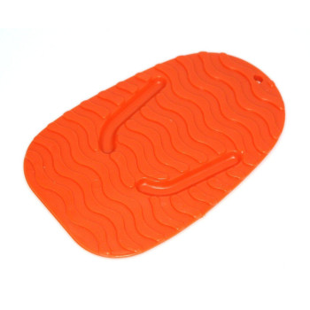 Motorcycle Kickstand 2 Pack Plate Bikers Kick Stand Pad Orange