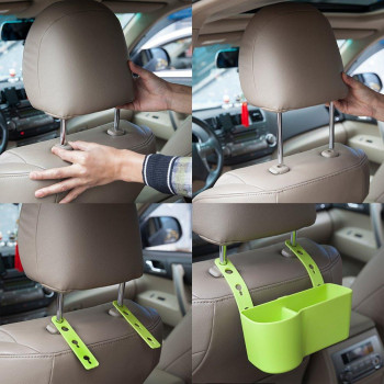 Car Headrest Seat Back Organizer Cup Holder Drink Pocket Food Tray Universal Liberate Your Hands For A More Convenient Time In