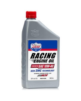 Lucas Oil 10942 1 qt. 10W40 Synthetic Racing Motor Oil