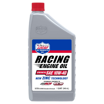 Lucas Oil 10942 1 qt. 10W40 Synthetic Racing Motor Oil