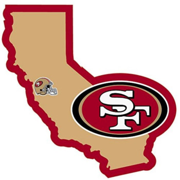 Siskiyou Sports Fan Shop San Francisco 49Ers Home State Decal One Size Team Color