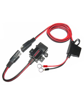 Motopower Mp0609A 31Amp Motorcycle Usb Port Kit Sae To Usb Adapter On Motorcycle