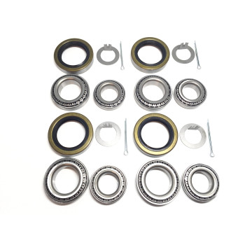 Set Of 4 Westernprime 3500 Lb Trailer Tandem Axle Bearing Kits L68149 L44649 Grease Seal 1019 Id 1719 For 84 Spindle