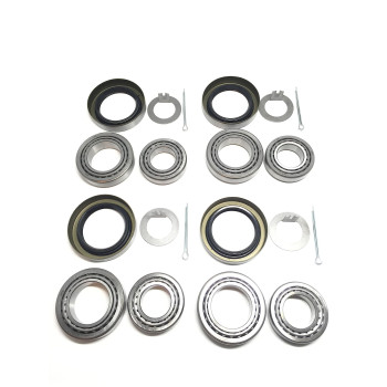 Set Of 4 Westernprime 3500 Lb Trailer Tandem Axle Bearing Kits L68149 L44649 Grease Seal 1019 Id 1719 For 84 Spindle