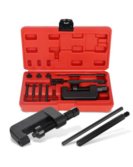 Abn Chain Breaker Tool Kit With Storage Case 13 Piece Rivet And Roller Chain Link Removal Tool For 35 To 630 Motorcycle Bike