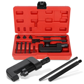 Abn Chain Breaker Tool Kit With Storage Case 13 Piece Rivet And Roller Chain Link Removal Tool For 35 To 630 Motorcycle Bike