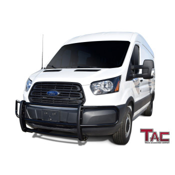 Tac Grille Guard Compatible With 20152019 Ford Transit Van Full Size Black Front Brush Bumper Guard Push Guard Off Road Autom