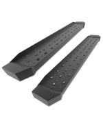 Tac 65 Running Boards Fit 19992016 Ford F250F350F450F550 Super Duty Regular Cab Truck Pickup Utility Black Rattler Steel