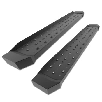 Tac 65 Running Boards Fit 19992016 Ford F250F350F450F550 Super Duty Regular Cab Truck Pickup Utility Black Rattler Steel