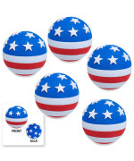 Tenna Tops American Patriotic Usa Flag Car Antenna Toppermirror Danglerdashboard Buddy Auto Accessory Pack Of 5