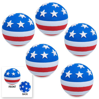 Tenna Tops American Patriotic Usa Flag Car Antenna Toppermirror Danglerdashboard Buddy Auto Accessory Pack Of 5