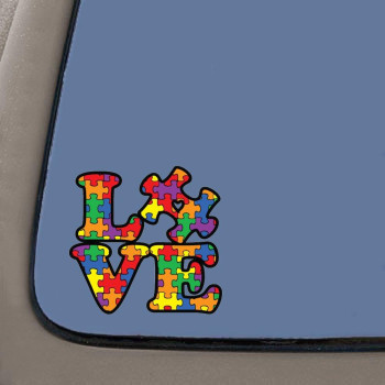 Ni284 Autism Awareness Puzzle Piece Car Decal Sticker Premium Quality Vinyl Sticker 5Inches X 5Inches