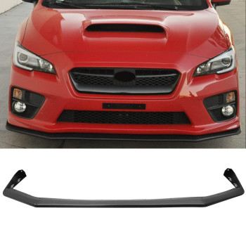 Front Bumper Lip Compatible With 20152017 Subaru Wrx Sti Vlimited Style Black Pp Front Lip Finisher Under Chin Spoiler Add On