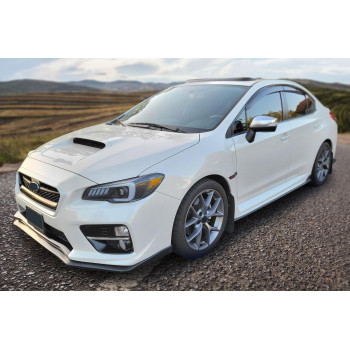 Front Bumper Lip Compatible With 20152017 Subaru Wrx Sti Vlimited Style Black Pp Front Lip Finisher Under Chin Spoiler Add On