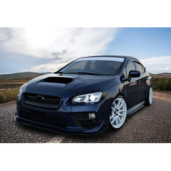 Front Bumper Lip Compatible With 20152017 Subaru Wrx Sti Vlimited Style Black Pp Front Lip Finisher Under Chin Spoiler Add On