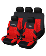 Autoyouth Car Seat Covers Full Set Front Bucket Seat Covers With Split Bench Back Seat Covers For Cars For Women Full Set Seat