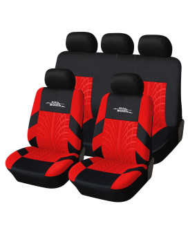 Autoyouth Car Seat Covers Full Set Front Bucket Seat Covers With Split Bench Back Seat Covers For Cars For Women Full Set Seat