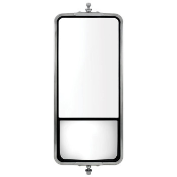 United Pacific 60029 Stainless Steel 7 X 16 West Coast Mirror With Convex Mirror