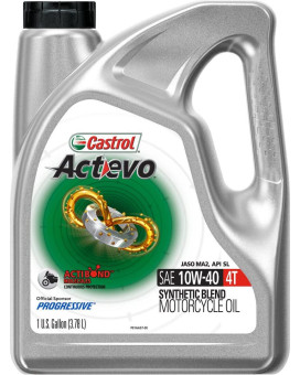 Castrol 03130 Actevo Xtra 4T Synthetic Blend 10W401Gal