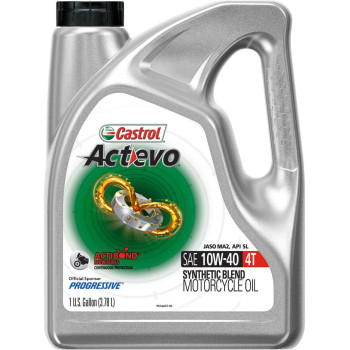 Castrol 03130 Actevo Xtra 4T Synthetic Blend 10W401Gal