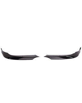 Prepainted Front Splitter Lip Compatible With 20092011 Bmw 3 Series E90 Lci Factory Style Pp Painted Jet Black 668 Front Sp