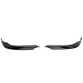 Prepainted Front Splitter Lip Compatible With 20092011 Bmw 3 Series E90 Lci Factory Style Pp Painted Jet Black 668 Front Sp